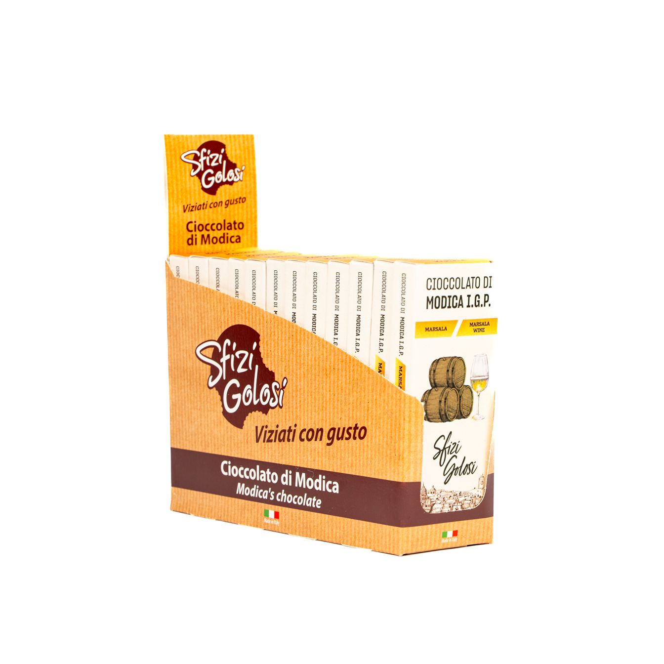Cioccolato di Modica IGP - Marsala - Blister da 12 - immagine 1