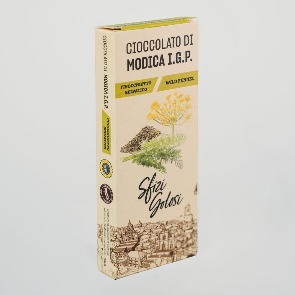 Cioccolato di Modica IGP - Finocchietto selvatico - Blister da 12 - immagine 3