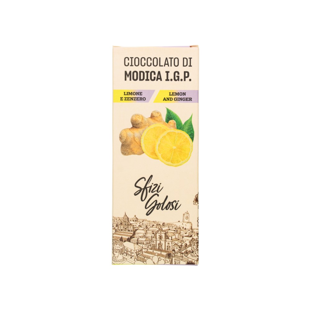 Cioccolato di Modica IGP - Limone e Zenzero - Sfizi Golosi - immagine 4