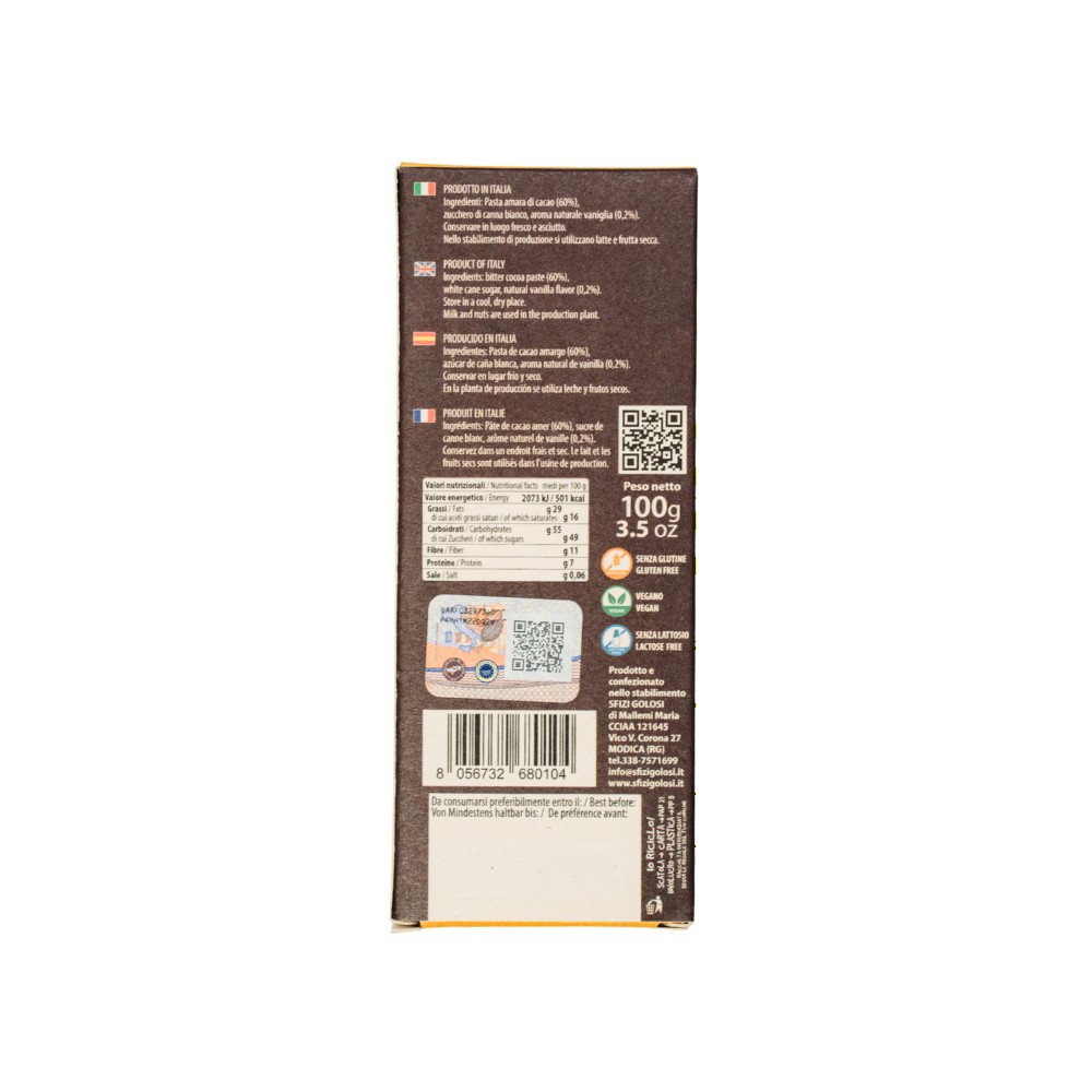 Cioccolato di Modica IGP - Vaniglia - Sfizi Golosi - immagine 5