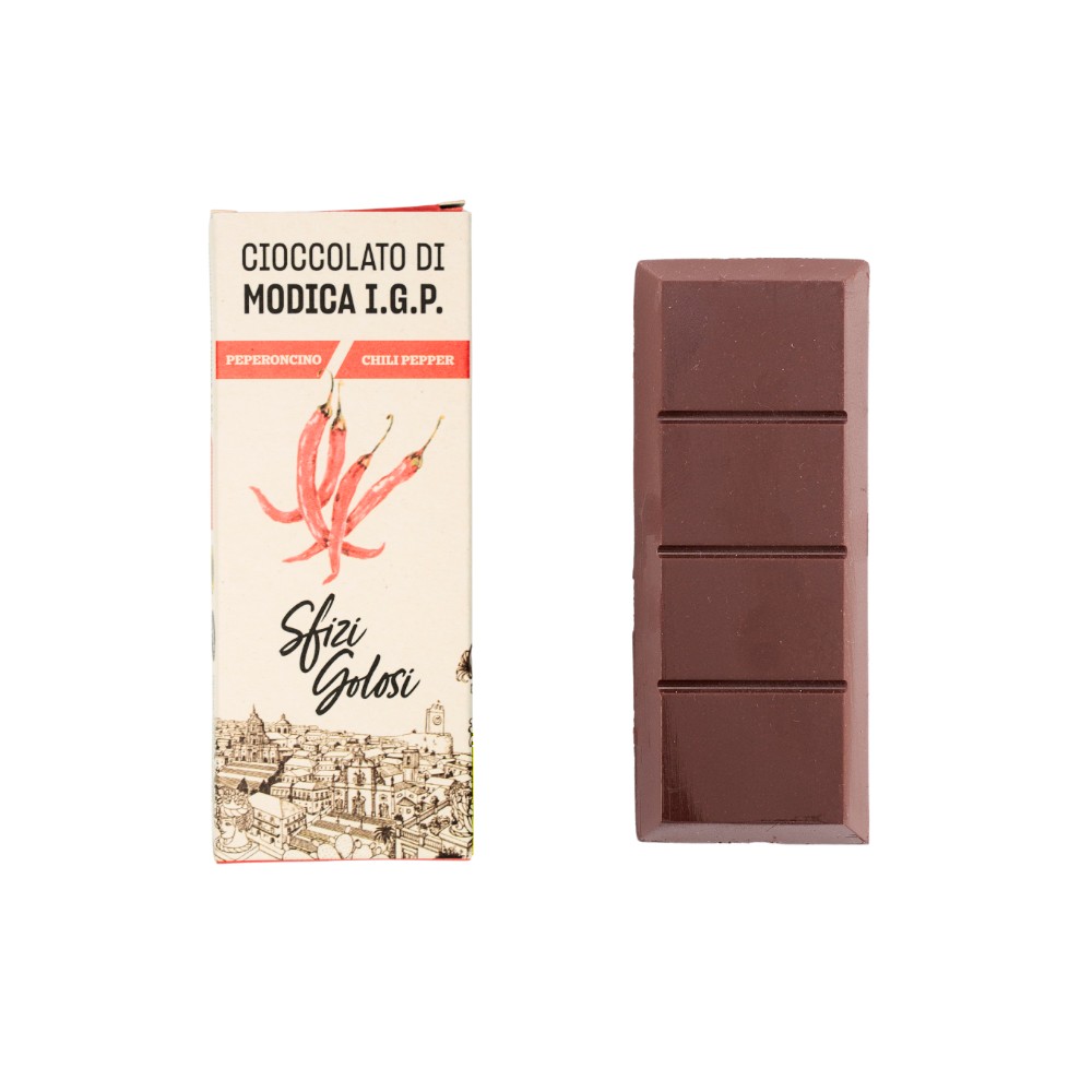 Cioccolato di Modica IGP - Peperoncino - Sfizi Golosi - immagine 2