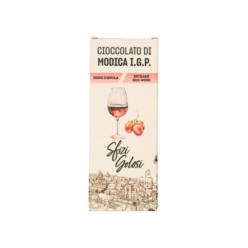 Cioccolato di Modica IGP - Nero d'Avola - Sfizi Golosi - immagine 4