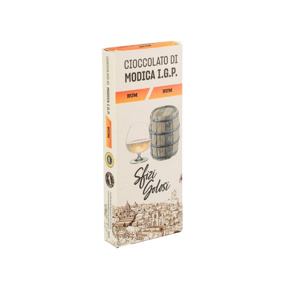 Cioccolato di Modica IGP - Rum - Sfizi Golosi - immagine 3