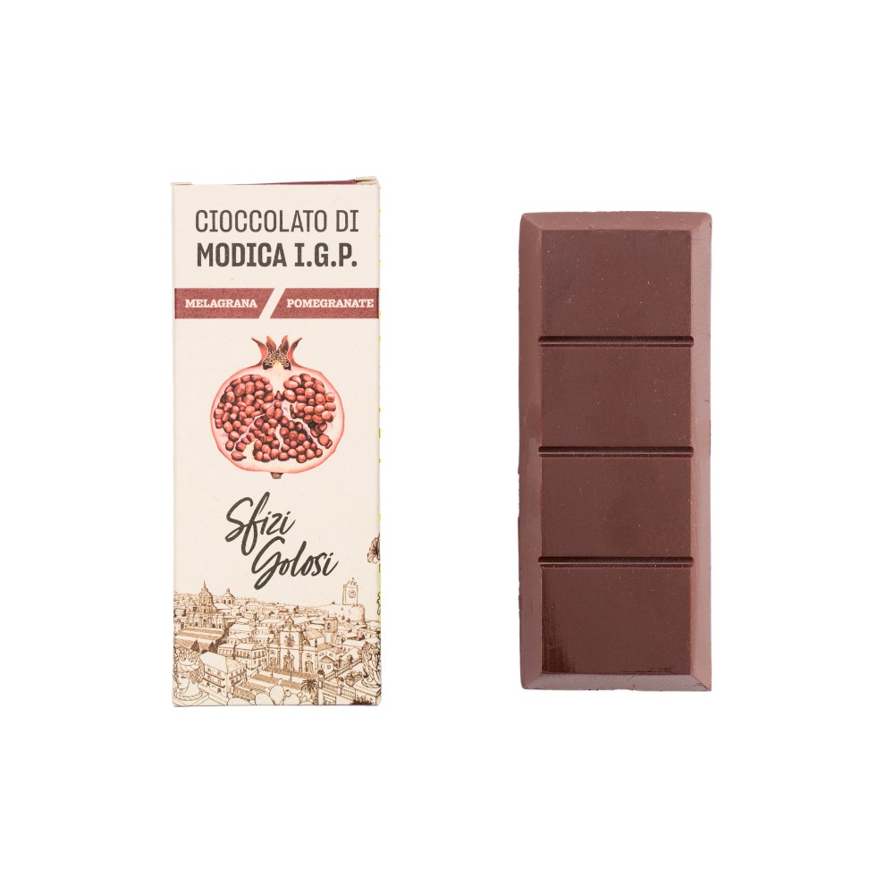 Cioccolato di Modica IGP - Melograno - Sfizi Golosi - immagine 2