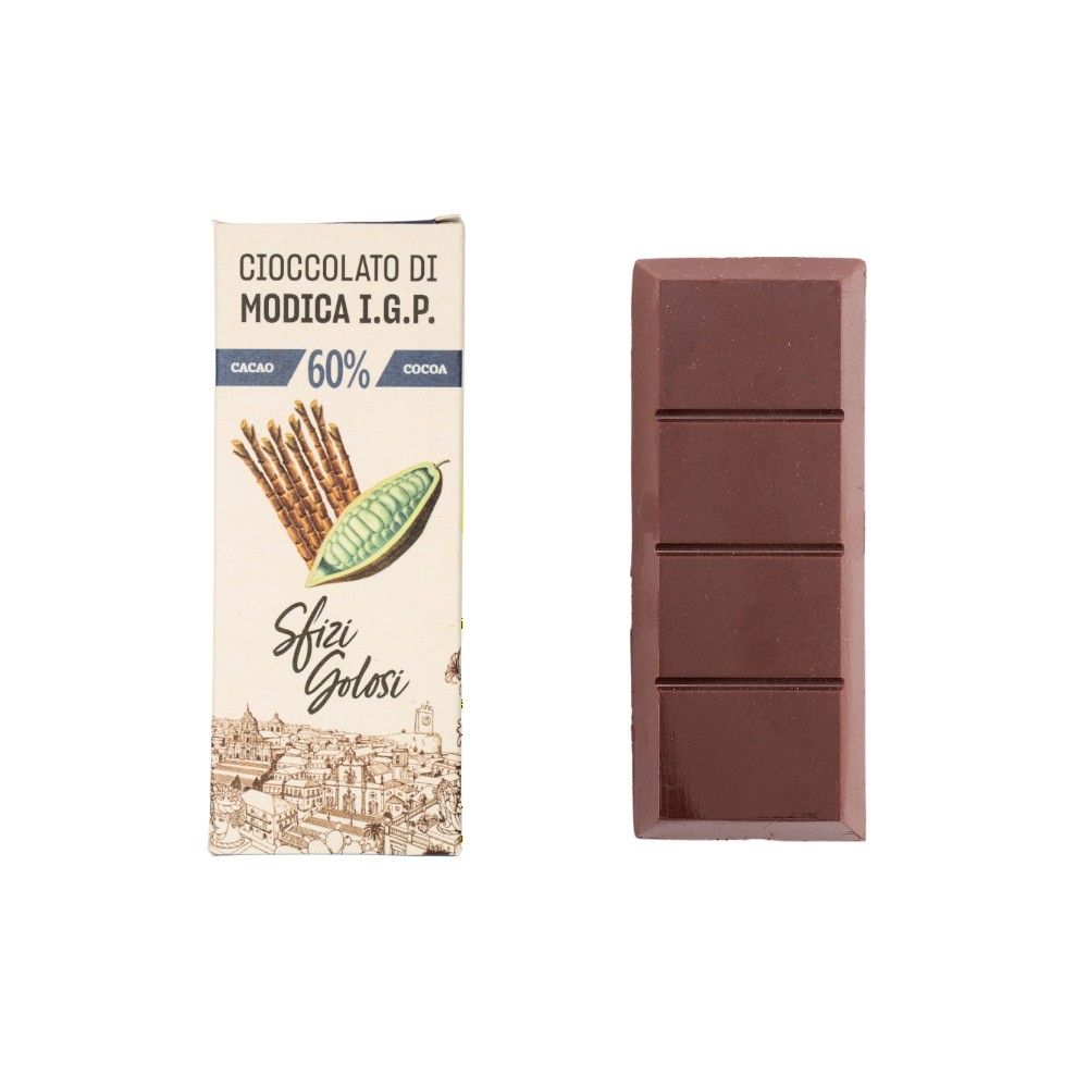 Cioccolato di Modica IGP - 60% Cacao - Sfizi Golosi - immagine 2